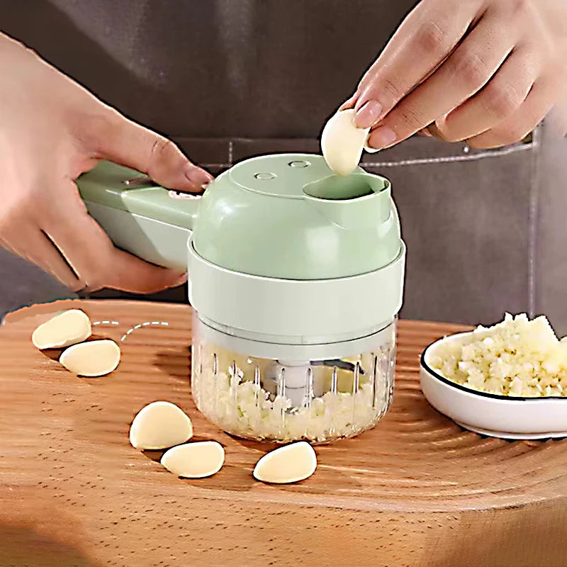 Coupe-légumes électrique pour hacher ail et oignons rapidement