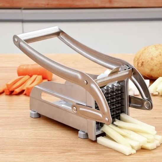 Coupe légumes professionnel idéal pour carottes, concombres et pommes de terre.