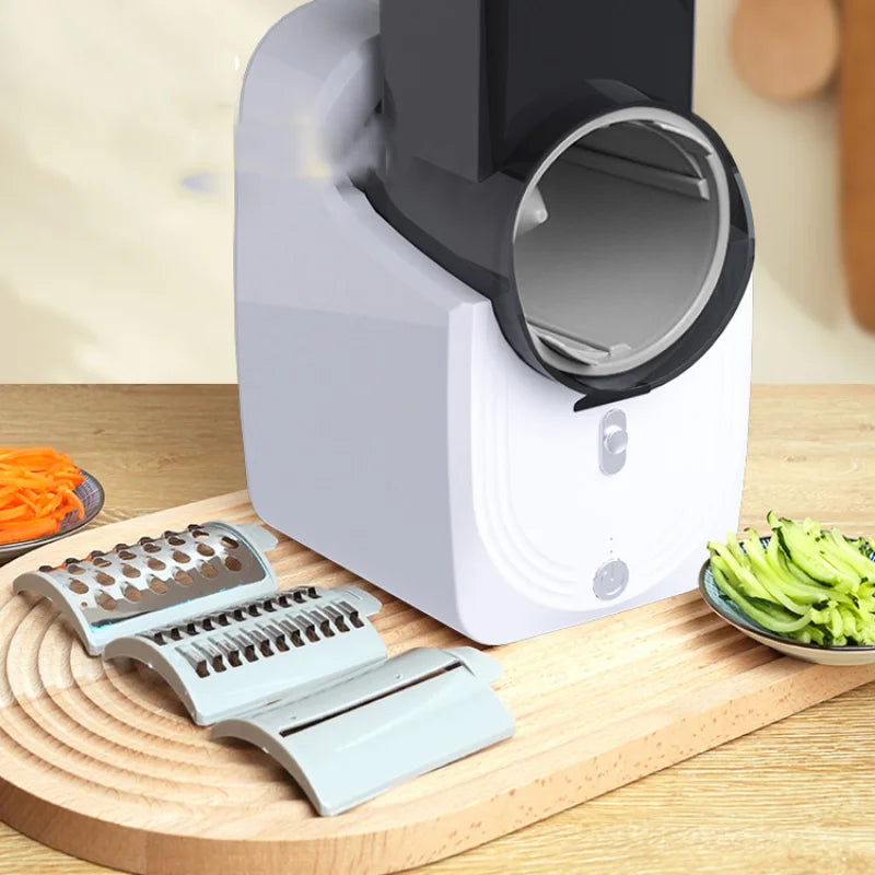Mandoline électrique avec accessoires