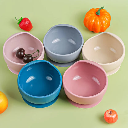 Bol Ventouse en Silicone pour Bébés et Enfants (avec cuillère)™