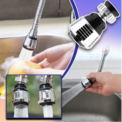 Lot de 2 Extensions de robinet rotatives haute pression - Economiseurs d'eau™