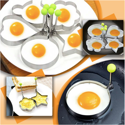 EggShaper™- lot de 5 Emporte pièces pour oeufs