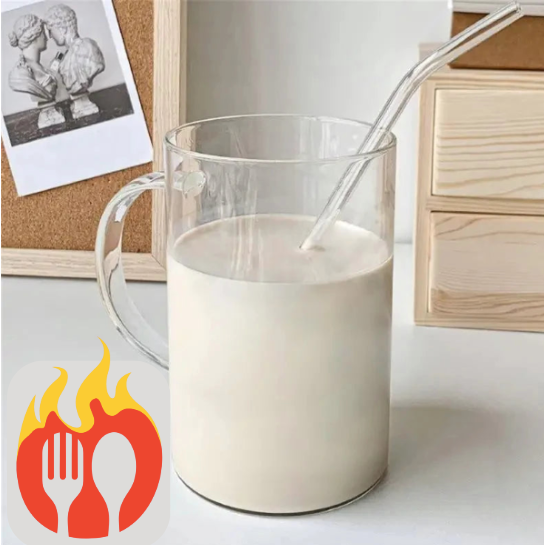 Lot de 2 Tasses 1 litre avec couvercle et paille™