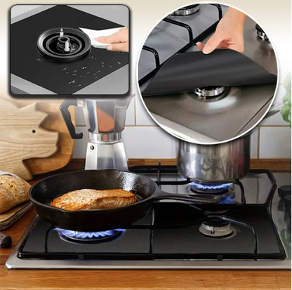 Kit de 8 tapis protecteurs de cuisinière en fibre de verre enduit™