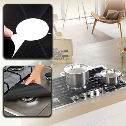 Kit de 8 tapis protecteurs de cuisinière en fibre de verre enduit™