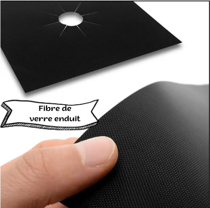 Kit de 8 tapis protecteurs de cuisinière en fibre de verre enduit™