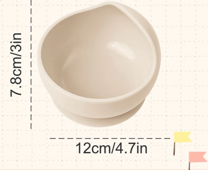Bol Ventouse en Silicone pour Bébés et Enfants (avec cuillère)™
