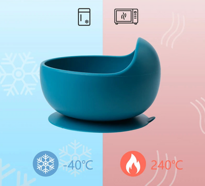 Bol Ventouse en Silicone pour Bébés et Enfants (avec cuillère)™