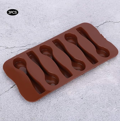 Lot de 3 Moules en Silicone en Forme de Cuillères™