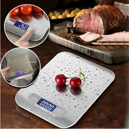 Balance de Cuisine Électronique en Acier Inoxydable - 5kg™