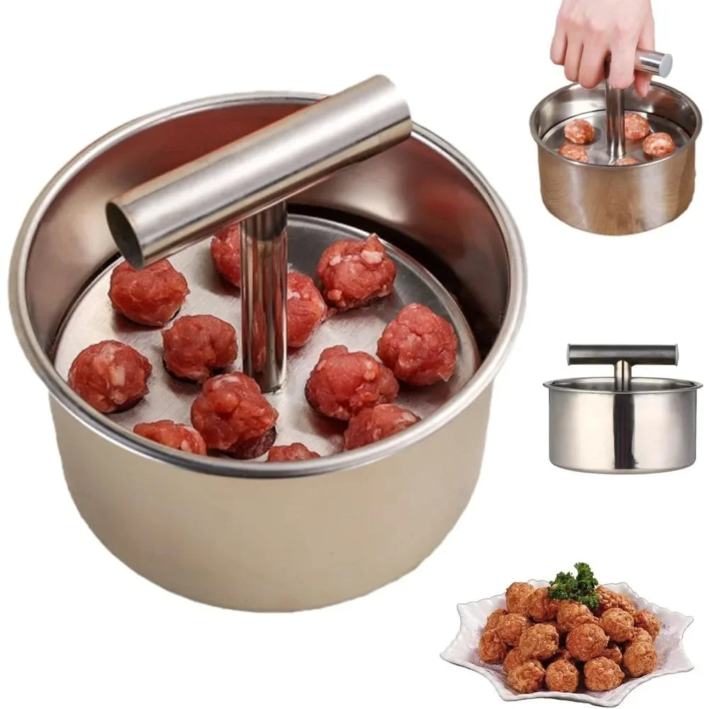 Machine à Boulettes Inox™ – Des Boulettes Parfaites en Un Geste