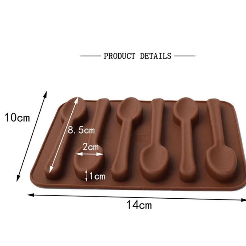 Lot de 3 Moules en Silicone en Forme de Cuillères™