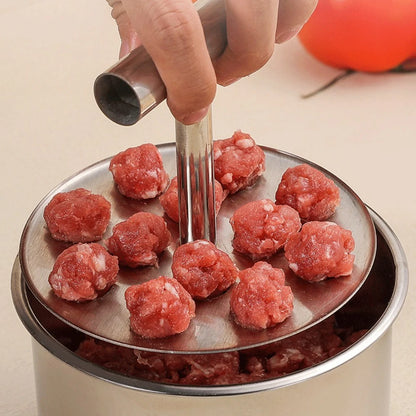 Machine à Boulettes Inox™ – Des Boulettes Parfaites en Un Geste