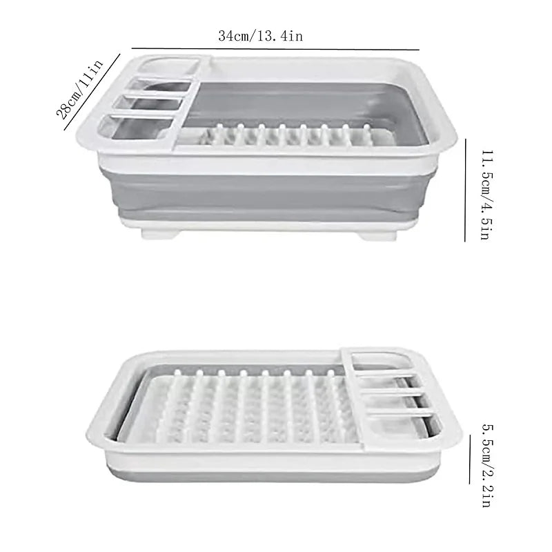 Séchoir à Vaisselle Pliable™ - Gain de Place et Praticité