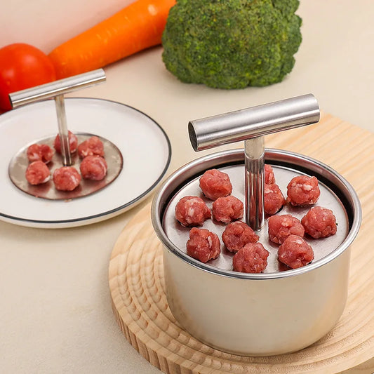 Machine à Boulettes Inox™ – Des Boulettes Parfaites en Un Geste