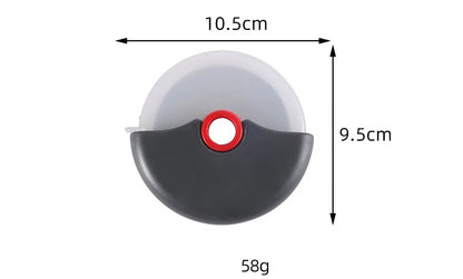 Couteau à pizza professionnel pour une découpe propre et précise, idéal pour les amateurs de cuisine.