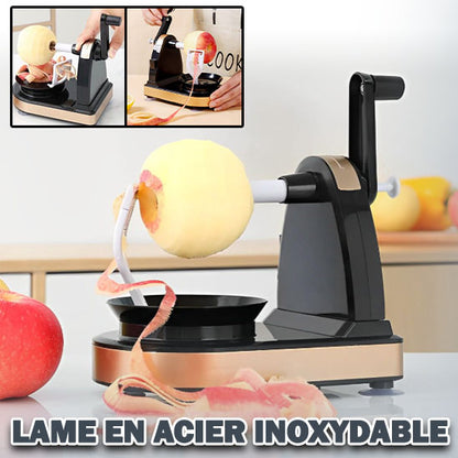 Éplucheur rapide avec ventouses antidérapantes pour une meilleure stabilité