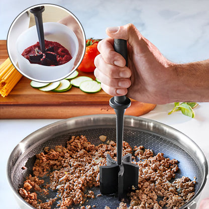 Hachoir manuel multifonction idéal pour préparer vos repas maison facilement et sans fatigue.