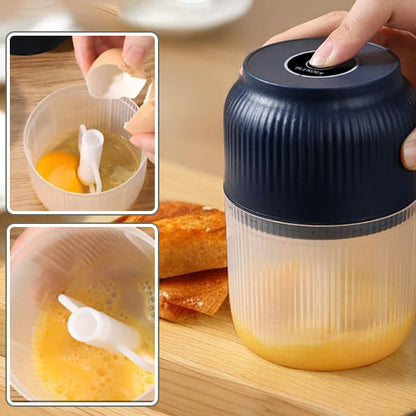 Hachoir sans fil compact pour préparer facilement ail, noix, herbes et fruits frais