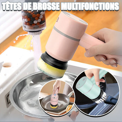 Brosse Électrique Rechargeable USB™ (4 embouts différents)