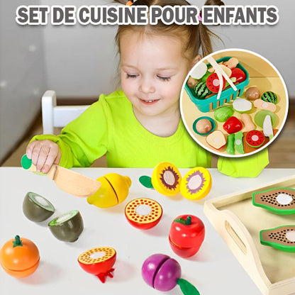 Jeu de Découpe Alimentaire™ - 46 Pièces