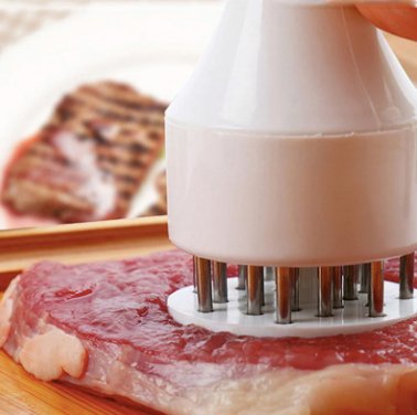 Attendrisseur de viande™ à aiguilles en acier inoxydable - Monely Kitchen