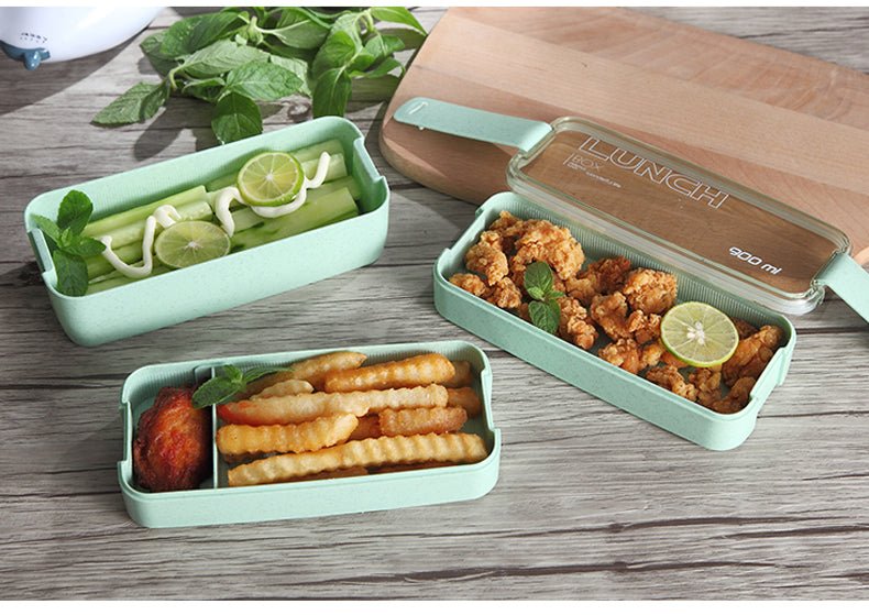 Lot de 2 Boites à Lunch Bento™ 3 niveaux - Monely Kitchen