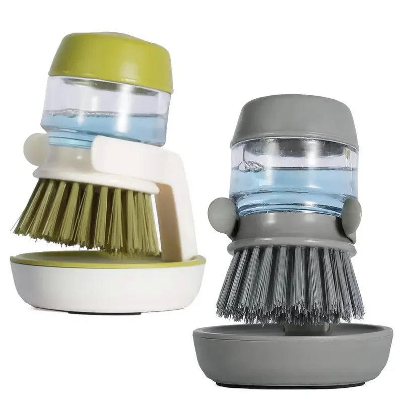 Lot de Brosses de nettoyage ™ avec distributeur de savon intégré - Monely Kitchen